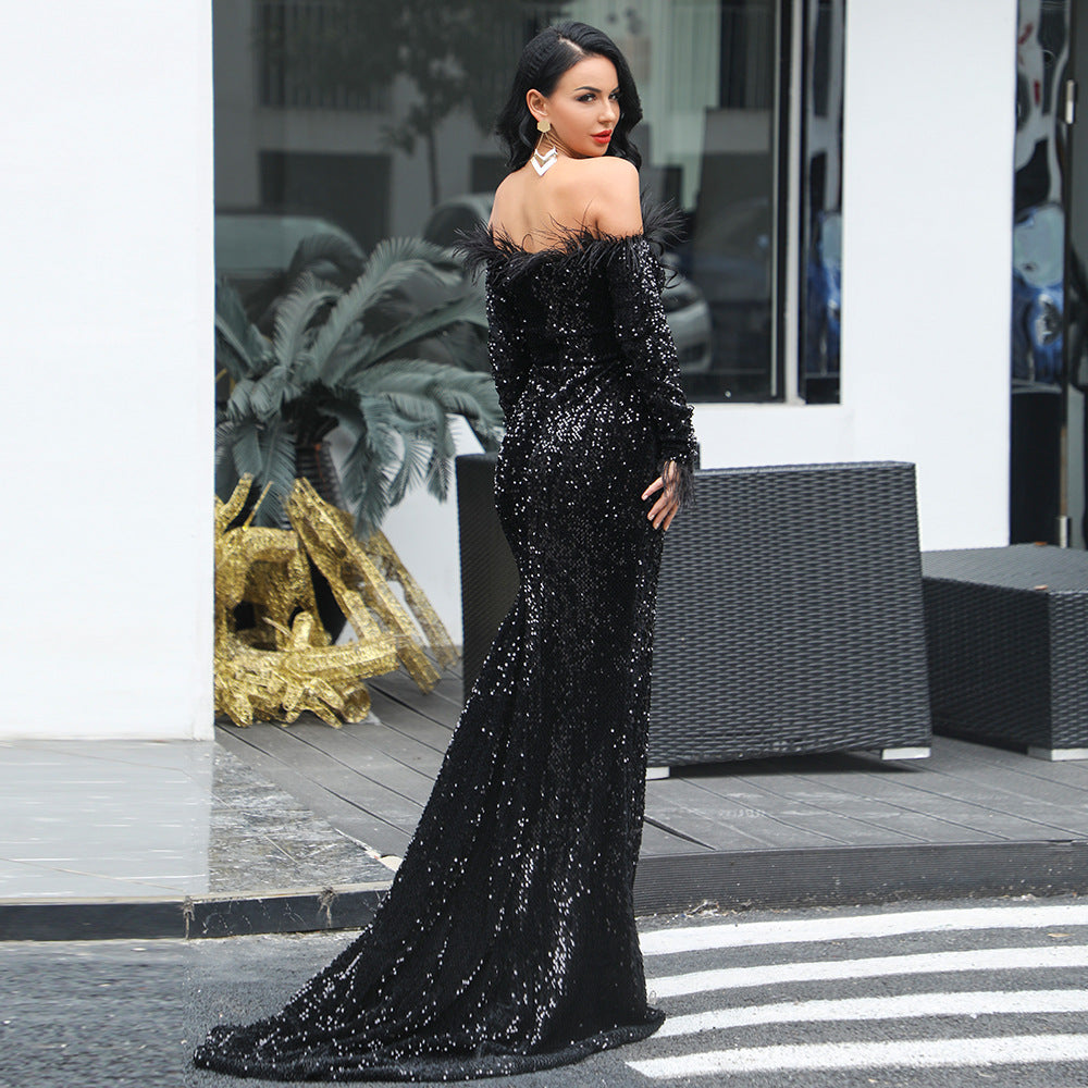 Robe soiée élegante glamour