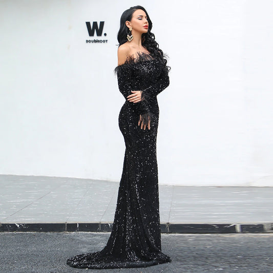 Robe soiée élegante glamour